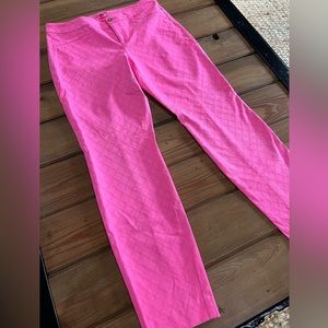 Lilly Pulitzer Kelly Skinny Ankle Pants in Pink Sunset